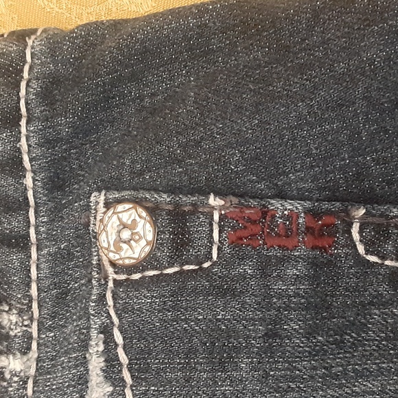 MEK DENIM BEAUTIFUL JEANS STRETCH Very Confy Size 28 MADE IN USA - Picture 11 of 15